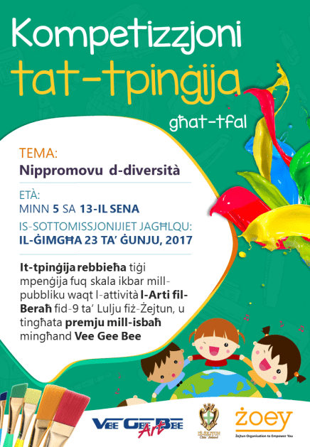 Kompetizzjoni tat-Tpinġija għat-Tfal - Powster 01