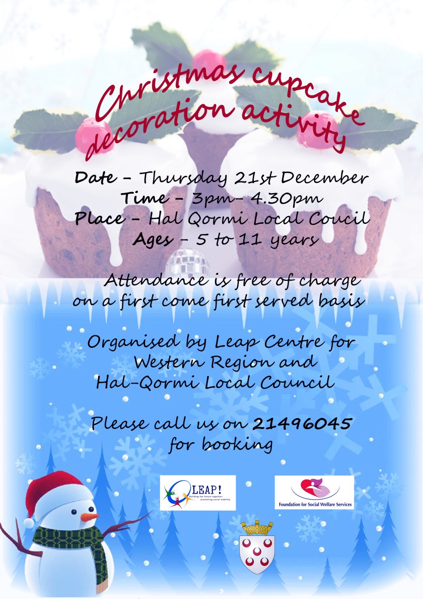 Christmas Cup Cake Decorating Activity - 21st December 2017