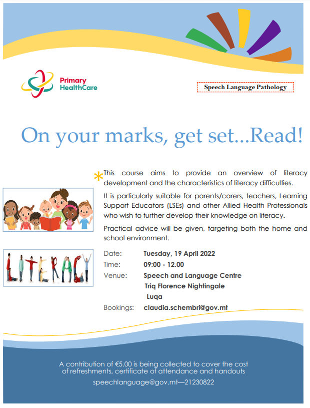 On your marks get set..read