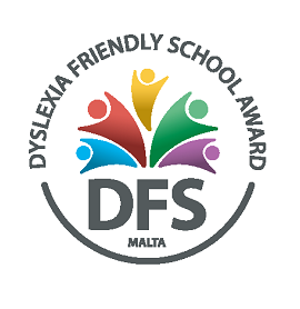 Dyslexia Friendly School Award Logo by DFS Malta